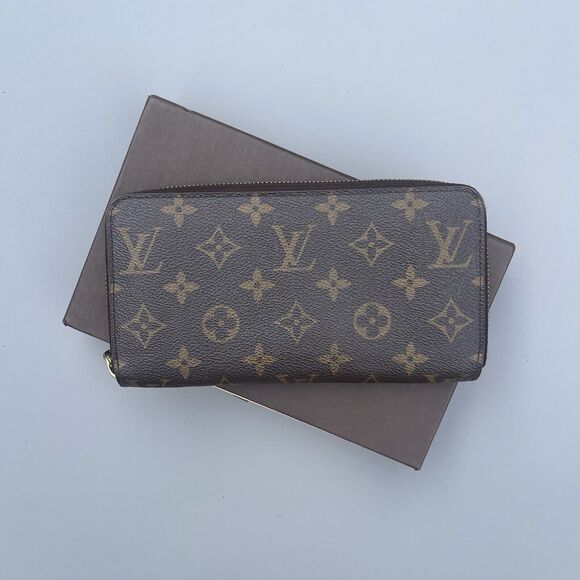 Louis Vuitton Zippy Wallet Monogram Rose Ballerine box And Dust Bag - Picture 1 of 16